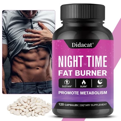DIDACAT Night Time Fat Burner 30/60/120capsules-Promote Metabolism Healthy Weight