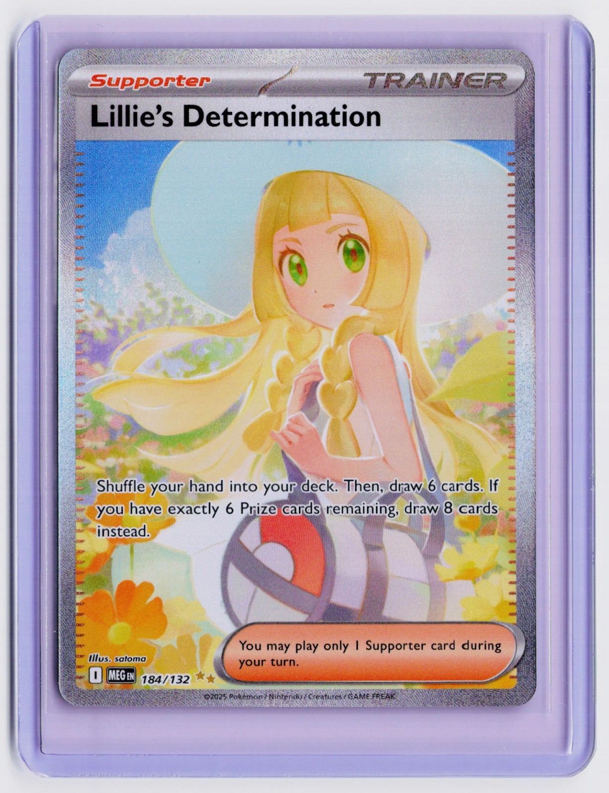 Lillie's Determination 2025 Mega Evolution #184/132 Special