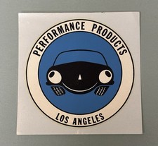 1960’s Performance Products Los Angeles Waterslide Decal Porsche 911 912 356