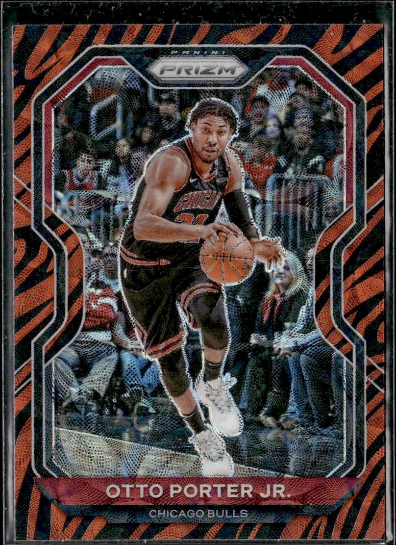 2020-21 Panini Prizm Otto Porter Jr #156 Tiger Prizm Chicago Bulls