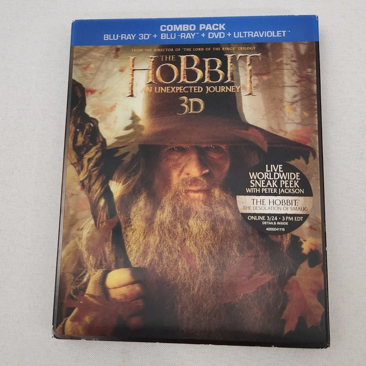 The Hobbit Blu-ray 3D Edition DVDs & Blu-ray Discs for sale - eBay
