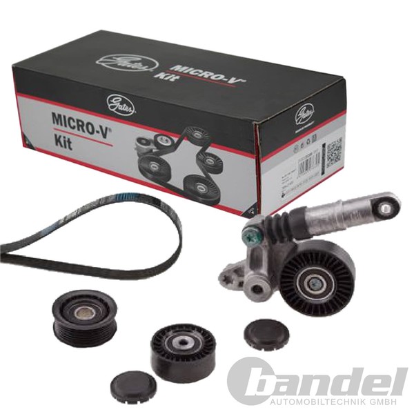 Gates Micro-V Kit KEILRIPPENRIEMEN-SATZ Passend FüR Audi A4-image