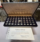 1978 Franklin Mint Great Airplanes Sterling Silver Miniature Collection Set