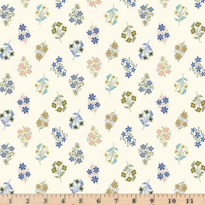Float Like a Butterfly D3213 Egret Bouquets Half  yd continuous cuts
