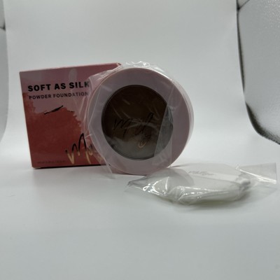 Mally XO Soft As Silk Skin Brightening Powder Foundation -Tan- .28oz- New