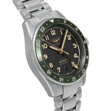 Longines Spirit Zulu Time L3.812.4.63.6 Men's Anthracite Stainless Steel #W2397 4