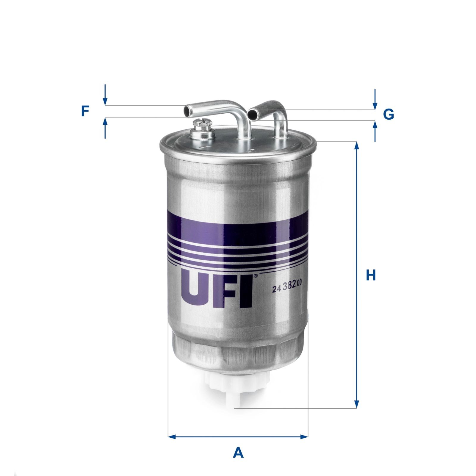 ORIGINAL® Ufi Kraftstofffilter für Ford FIESTA IV FIESTA III ESCORT VI Turnier