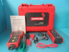 AMPROBE AT-8020 ADVANCED INDUSTRIAL WIRE TRACER KIT W/ RECEIVER TRANSMITTER CASE