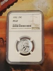 1952 Washington Silver PROOF Quarter NGC PF67