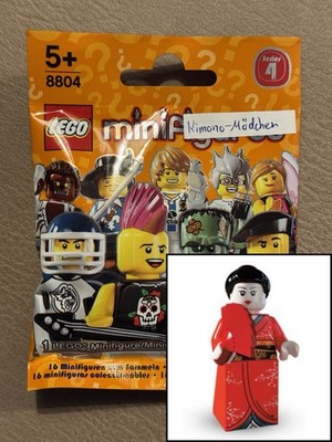 LEGO Minifiguren Serie 4 | Kimono-Mädchen | VERSIEGELT | 8804 | col04-2