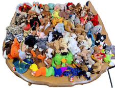 TY LOT OF 75 - 10 TEENIE  65 BEANIE - 52 WITH HANG TAGS