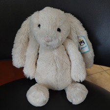 Bashful Cream Bunny - Medium : Bashful Bunnies : Jelly Collector