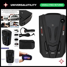 360  Radar Detector for Cars, Long Range X/K/Ka/CT Detection, Voice Alert, LED D
