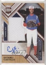 2018 Elite Extra Edition Future Threads Silhouette Estanli Castillo Auto fm0