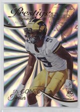 2023 Panini Prestige Rookies Xtra Points Sunburst DJ Turner #331 3g6