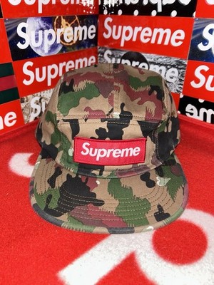 帽子 supreme Military Camp Cap 17ss Supreme Military Camp Cap Camo SS17 NEW | eBay