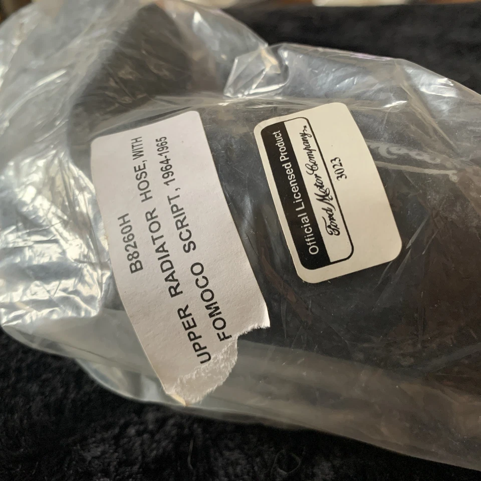Upper Radiator Coolant Hose for 1964-1965 Ford Thunderbird  With Stamping - Image 4 of 4