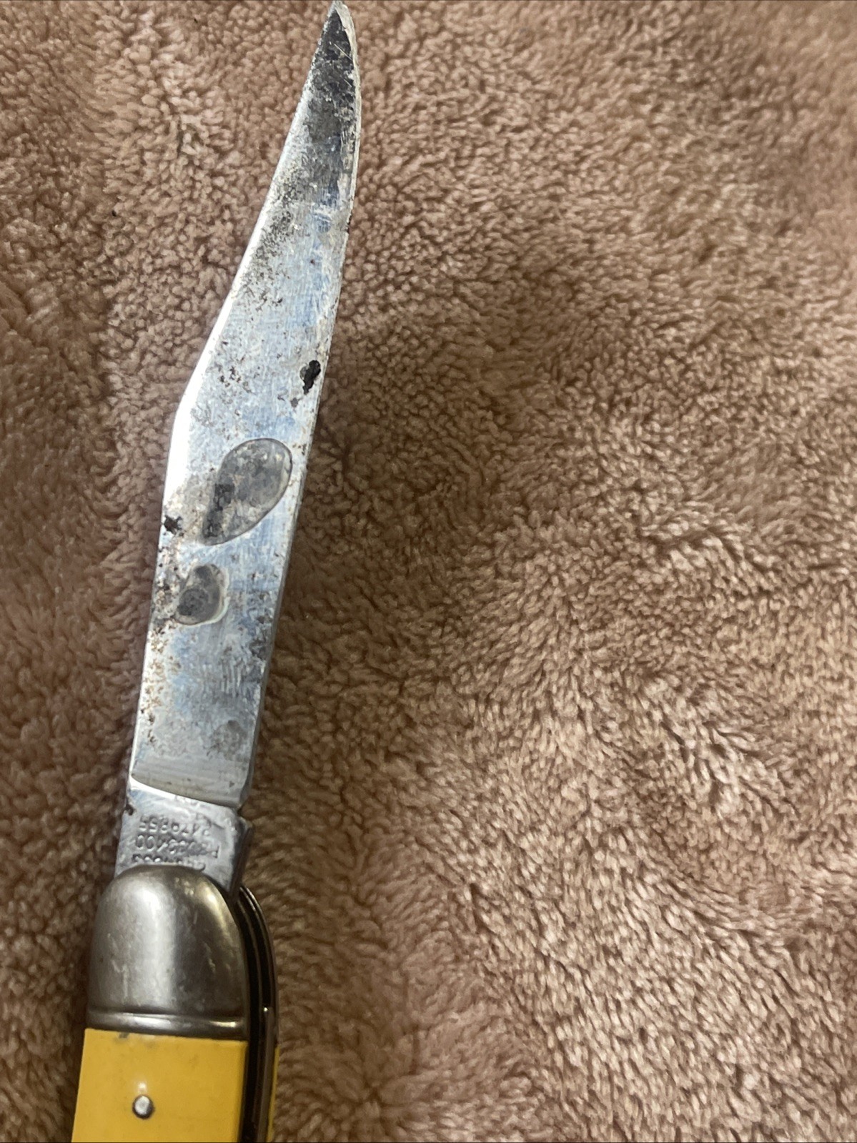 Vintage Imperial Folding Fishing Knife Prov. R.I. USA . Pearl