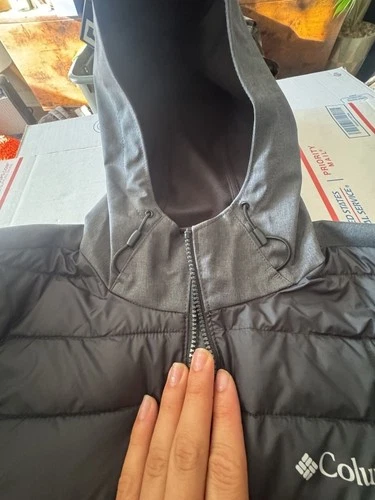 Columbia Powder Lite Hybrid Hooded Jacket Michelob Ultra Logo image 6