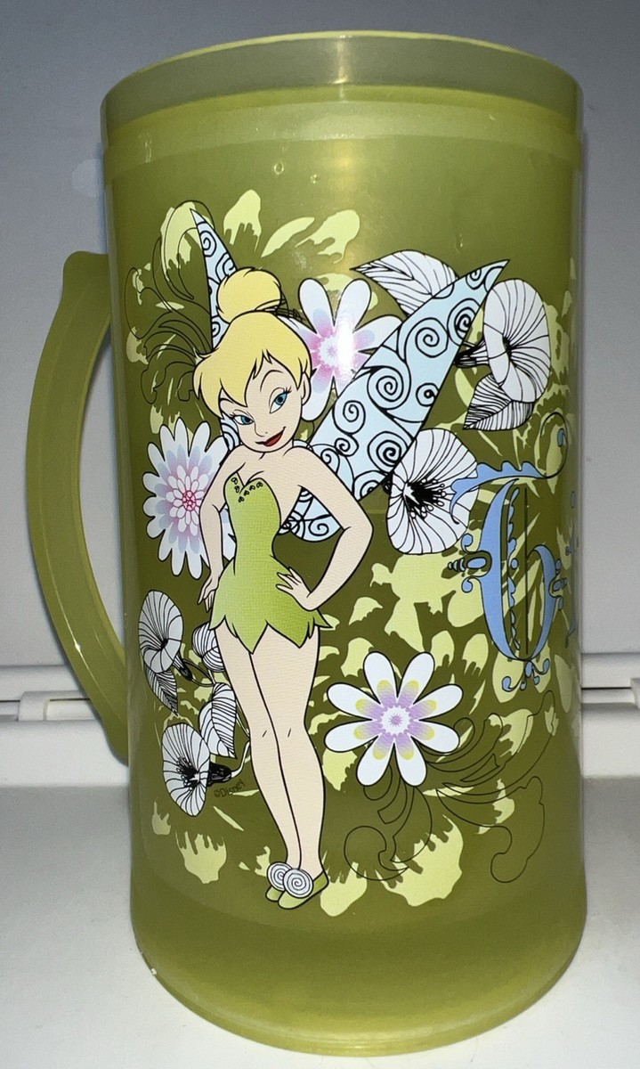 Zak Disney Tinkerbell Green Freeze Cold Cup With Handle New & RARE BPA FREE