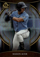2023 Bowman Chrome Mason Auer #BI-12 Bowman Invicta Tampa Bay Rays 3G