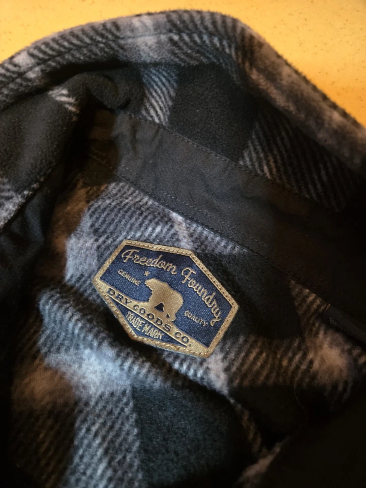 Freedom Foundry Button Down Shirt Mens XL Flannel Long Sleeve Plaid Checkered - Image 2 of 4