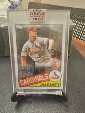 2020 Topps Clearly Authentic Autographs - 1985 Topps Baseball Jack Flaherty
