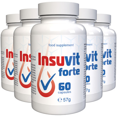 Insuvit Forte - 300 Kapseln (5x 60 Kapseln), 5er Pack