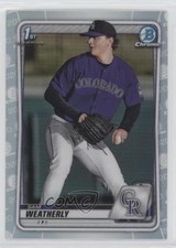 2020 Bowman Draft Chrome Refractor Sam Weatherly #BD-109 fz0