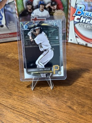 2025 Bowman Chrome - Prospects Will Taylor #BCP-179 Laser Refractor