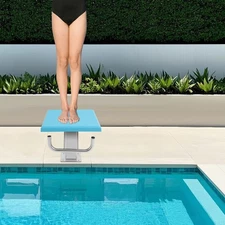 Swimming Pool Diving Board Pool Diving Platform with Stainless Steel Base 200 kg