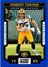 2023 SCORE SHOWCASE BLUE PARALLEL #95 ROBERT TONYAN 073/100