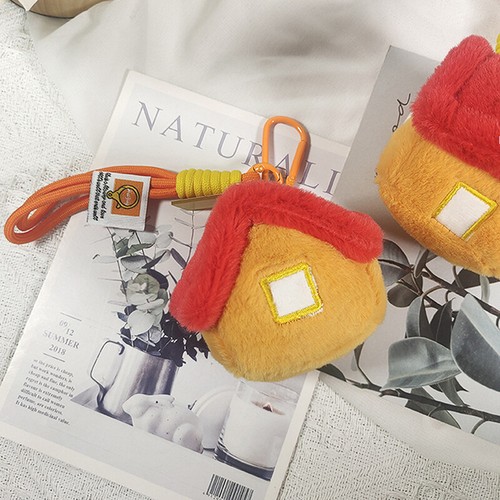 Creative Land Temple Plush Doll Keychain Pendant magasin Schoolbag Decoration Keyrings *