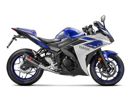 SCARICO RACING COMPLETO AKRAPOVIC CARBONIO PER YAMAHA R3 2015-2024 - Foto 2 di 4