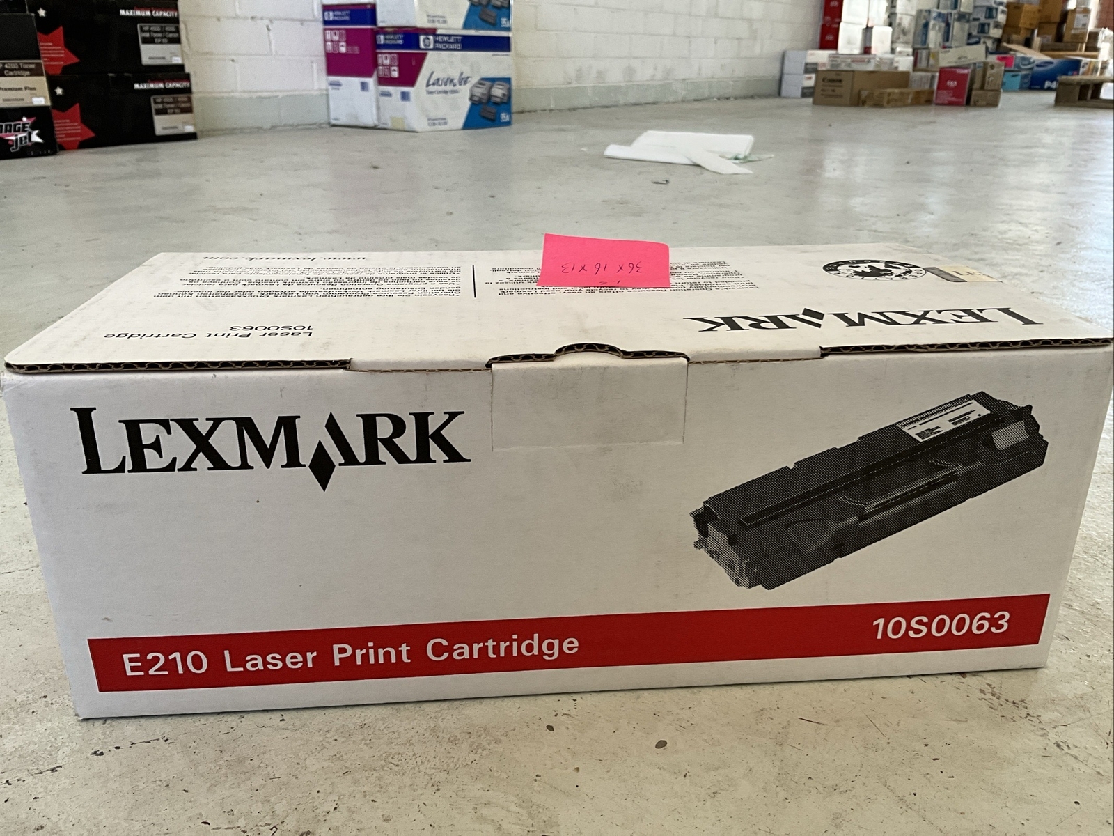 Genuine Lexmark Printer 10S0063 Laser Print Cartridge Black For E210 eBay