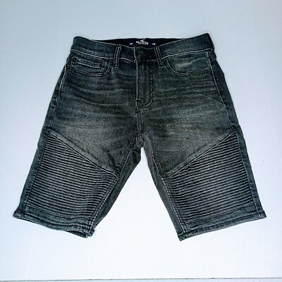 Hollister Super Skinny Denim Shorts Men 