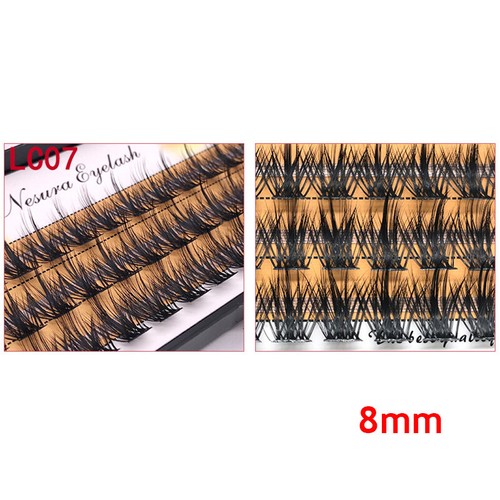 Segmented Individual 36 Cluster Natural Long Eye Lashes Fake False Eyelashes US~ - Picture 17 of 18