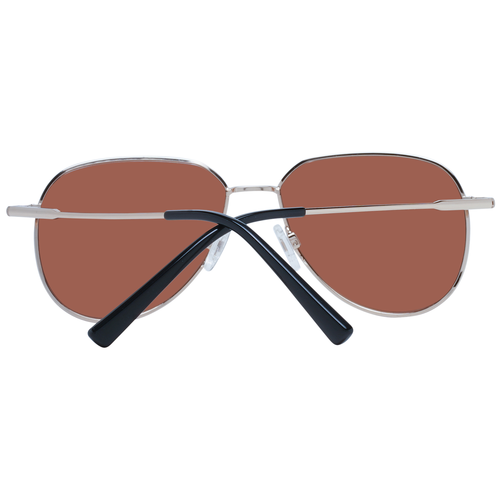 Serengeti Lunettes de Soleil or Rose Rond Marron SS544002 Haywood Petit 55mm - Photo 3 sur 3