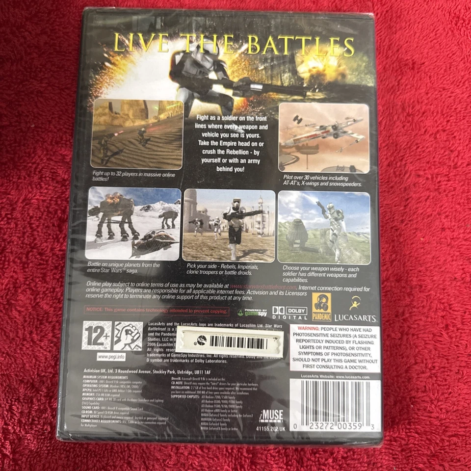Star Wars Battlefront PC game in retail box, NEW and SEALED - Image 2 of 2
