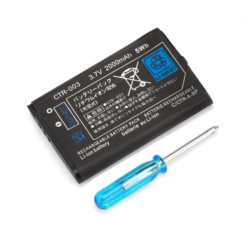 For Nintendo 3DS Battery Replacement + Tool 2000mAh 3.7V Rechargeable eBay
