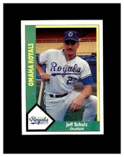 1990 CMC AAA Omaha Royals Jeff Schulz #18