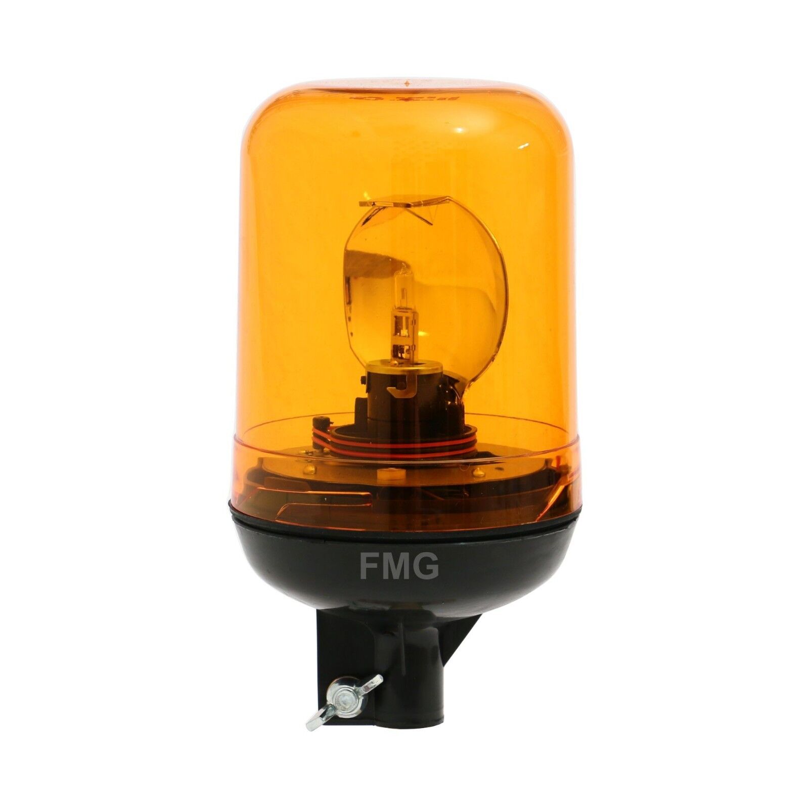 Rundumleuchte gelb 12V o 24V H1 Blinklicht Warnlicht Warnleuchte für  Steckfuß | agriTek