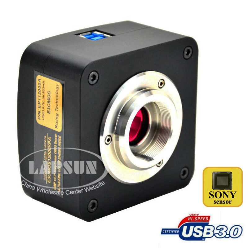 Microscopio biológico industrial Sony IMX183 USB 3.0 20MP / 18MP 1" cámara con montaje en C
