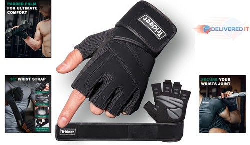 Lightweight Weightlifting Gloves with Strong Wrist Support & Durable Grip Design - Picture 2 of 11