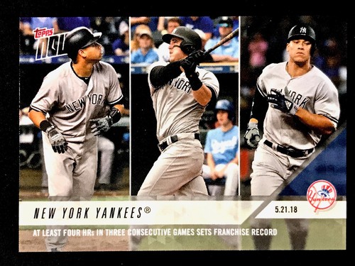 2018 Topps Now 237 NEW YORK YANKEES®