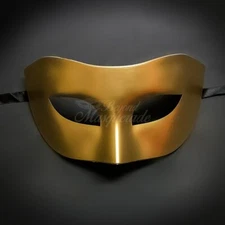 Classic Masquerade Mask for Men - Gold