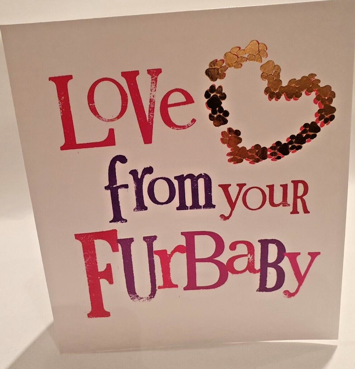 Greetings Card From Pet All Occasions Love from your Furbaby Brightside Quality