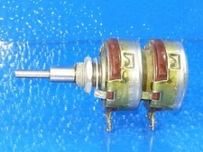 ALLEN BRADLEY DUAL GANG 100k  .1 MEG 200K .2 MEG OHM POTENTIOMETER 311-149 POT