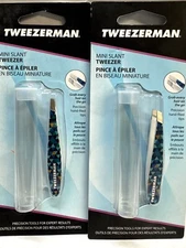 2 tweezerman mini slant tweezer mosaic