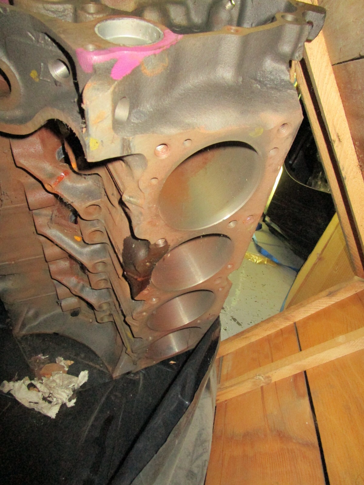 NOS Pontiac 400 Engine block in Crate eBay